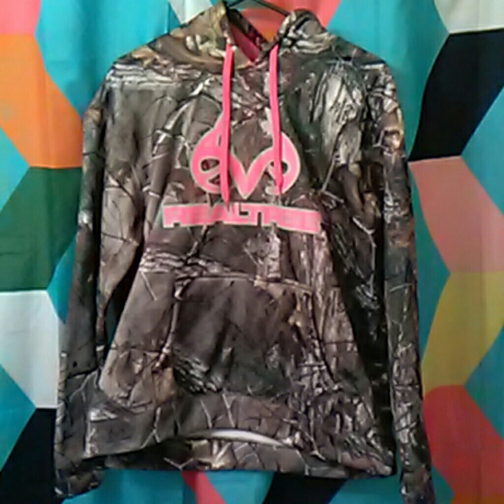 Realtree camouflage hooded sweatshirt